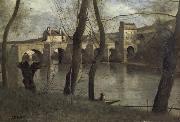 Corot Camille, The bridge of Mantes